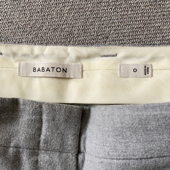 Grey Babaton tailored trousers - Picture 3 of 6
